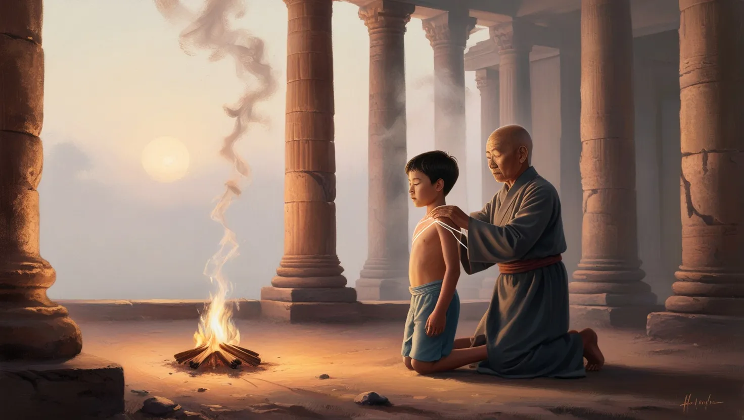 The Ancient Vedic Ritual That Demanded a Second, Deliberate Birth Into Wisdom
